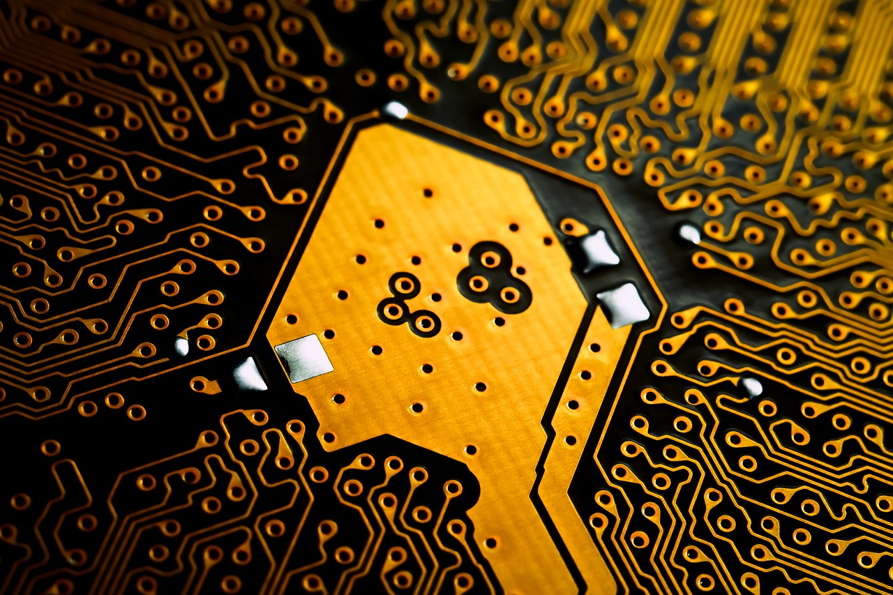 soldering hands pcb closeup